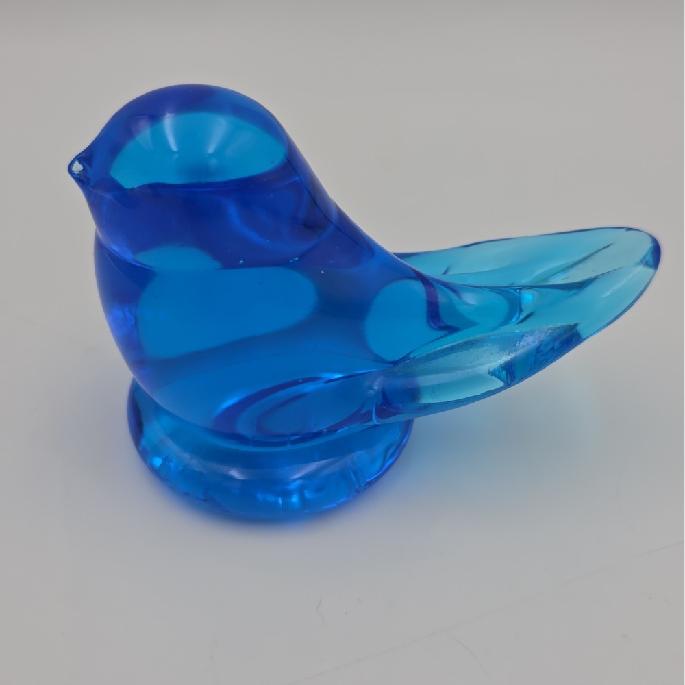 Vtg. 1989 Bluebird of Happiness, signed and dated by Leo Ward
